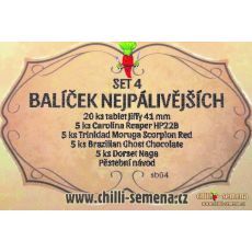 SET 4 - balíček nejpálivějších