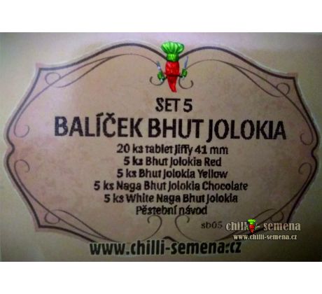 SET 5 - balíček Bhut Jolokia