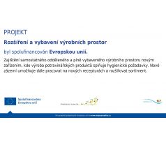 Rozšíření a vybavení výrobních prostor